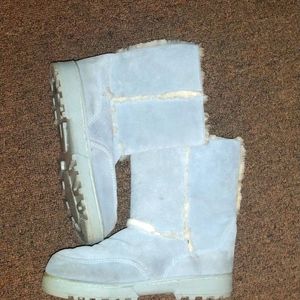 𝅺V- warm blue Ankle Boots 8